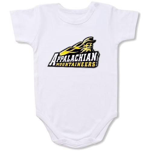 Appalachian State Mountaineers Baby Bodysuit Creeper #01